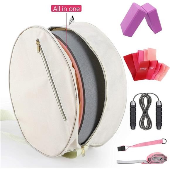 Yoga Wheel Set (11-in-1),Yoga Wheel Back Wheel for Back Pain, Yoga Blocks 2 Pack - Picture 7 of 7